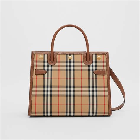 what are burberry handbags made of|Burberry handbags official site.